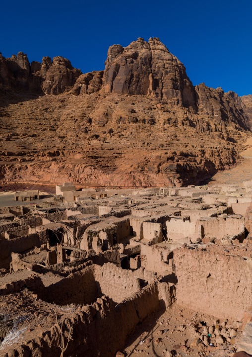 Al-ula old town with adobe houses, Al Madinah Province, Al-Ula, Saudi Arabia