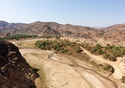 Wadi najran and the sarawat mountains, Najran Province, Najran, Saudi Arabia