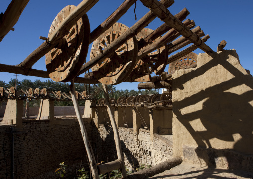 Ancient Haddaj well on the former caravan trade route, Tabuk province, Teyma, Saudi Arabia