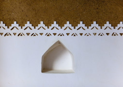 Wall decoration in Musmak fort, Riyadh Province, Riyadh, Saudi Arabia