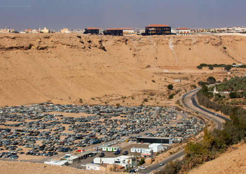 Car impound, Riyadh Province, Riyadh, Saudi Arabia