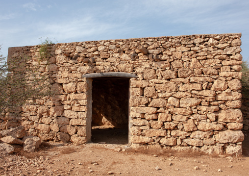 Old abandoned coral house, Jizan Region, Farasan island, Saudi Arabia