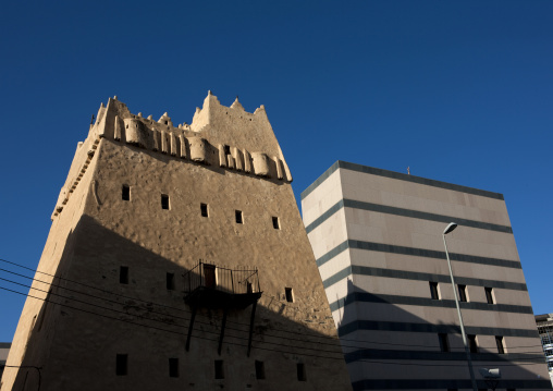 Traditioanl mud house, Asir province, Sarat Abidah, Saudi Arabia