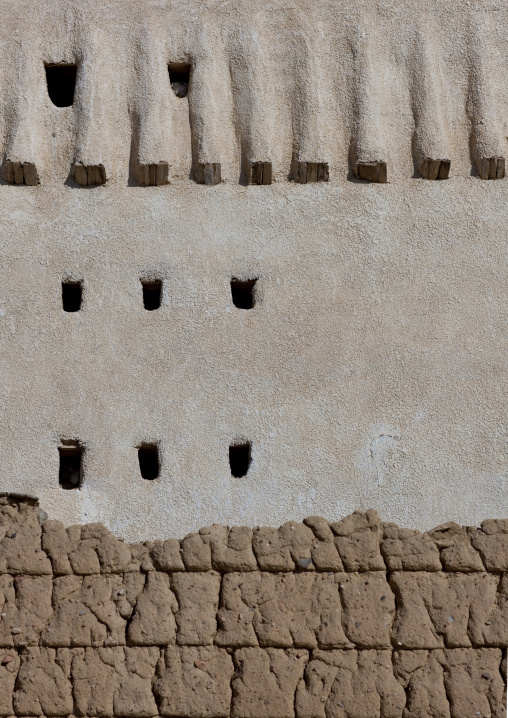 Traditional clay and silt homes in a village, Najran Province, Najran, Saudi Arabia