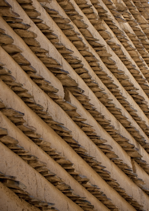 Traditional clay and silt homes in a village, Najran Province, Najran, Saudi Arabia