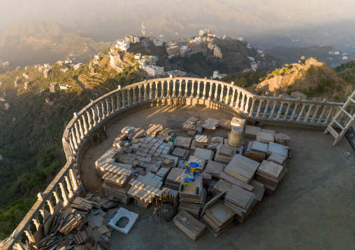 Home built at the top, Al-Sarawat, Fifa Mountains, Saudi Arabia