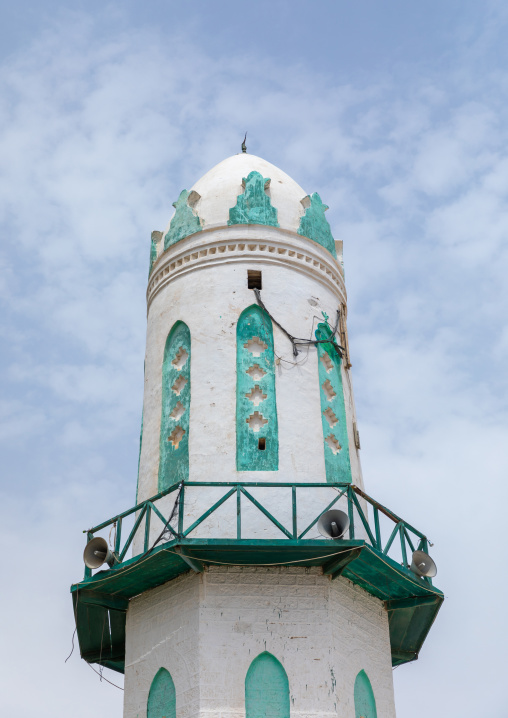 Minaret of the old ottoman mosque, Sahil region, Berbera, Somaliland