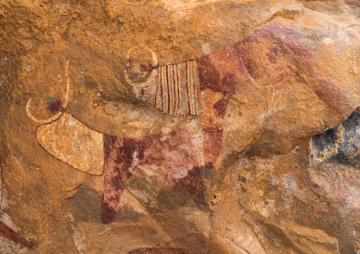 Cave paintings and petroglyphs depicting cows, Woqooyi Galbeed, Laas Geel, Somaliland