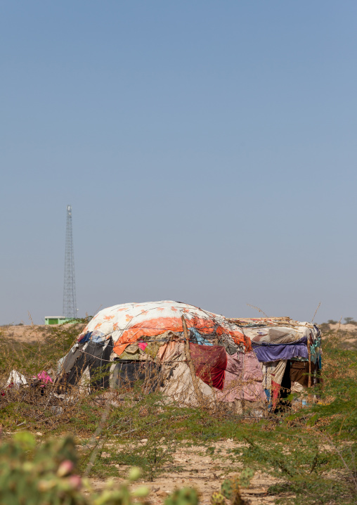 A somali hut called aqal, Woqooyi Galbeed region, Hargeisa, Somaliland