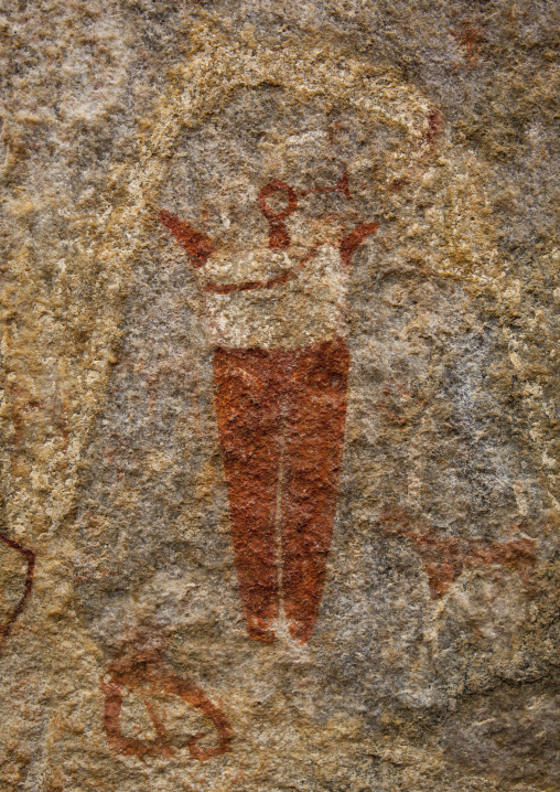 Laas Geel Rock Art Caves, Paintings Depicting Human Beings, Hargeisa, Somaliland