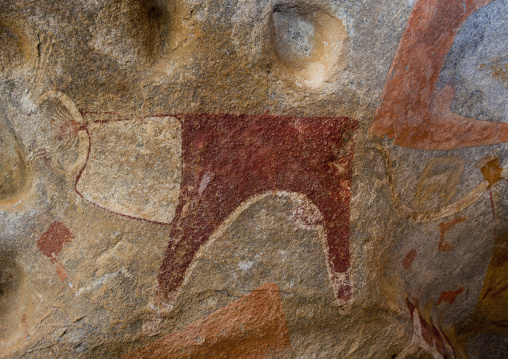 Laas Geel Rock Art Caves, Paintings Depicting Cows, Hargeisa, Somaliland