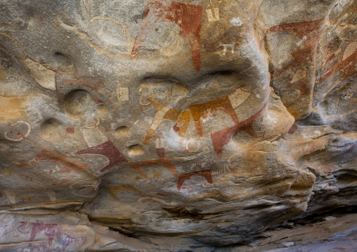 Laas Geel Rock Art Caves, Paintings Depicting Cows, Hargeisa, Somaliland