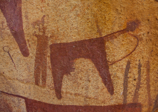 Laas Geel Rock Art Caves, Paintings Depicting Cows, Hargeisa, Somaliland