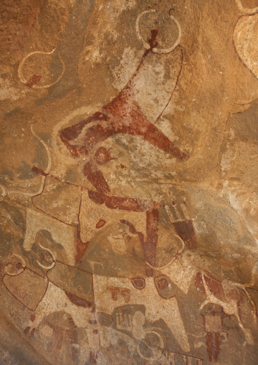 Laas Geel Rock Art Caves, Paintings Depicting Cows, Hargeisa, Somaliland