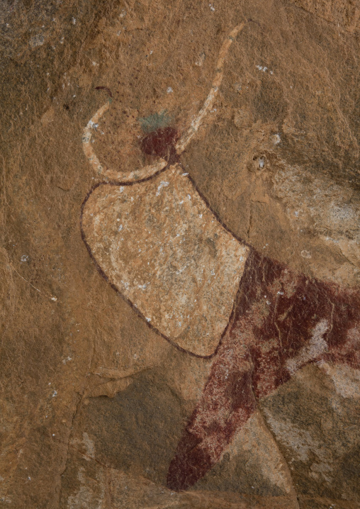 Laas Geel Rock Art Caves, Paintings Depicting Cows, Hargeisa, Somaliland