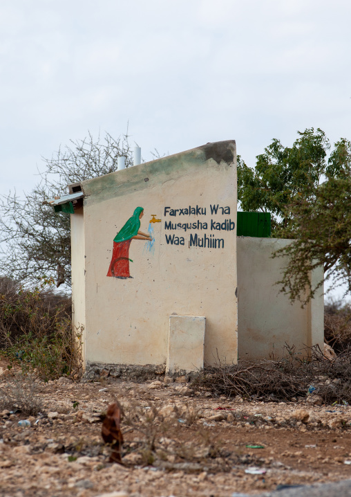 Mural painting to save water, Woqooyi Galbeed region, Hargeisa, Somaliland