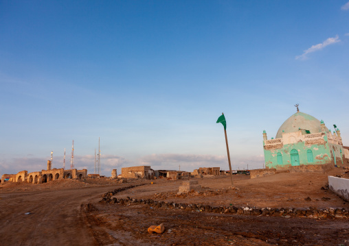 Old muslim grave with painted walls, Awdal region, Zeila, Somaliland