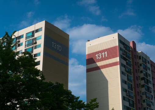 Residential apartments in yangcheong, National capital area, Seoul, South korea