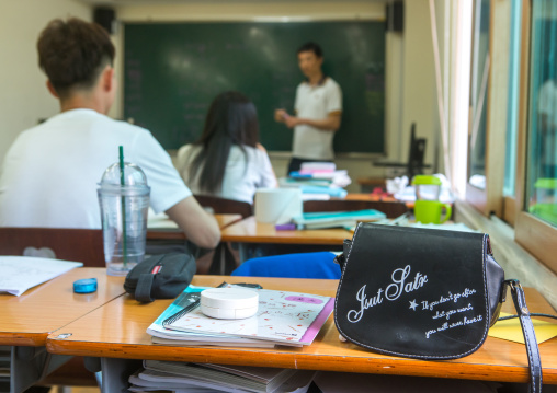 North korean teens defectors in yeo-mung alternative school, National capital area, Seoul, South korea