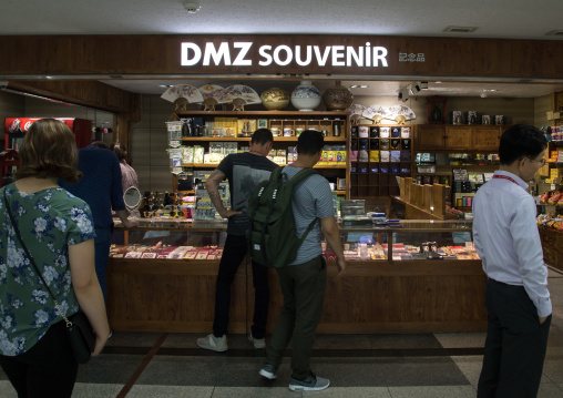 Dorasan train station souvenirs shop, North Hwanghae Province, Panmunjom, South Korea