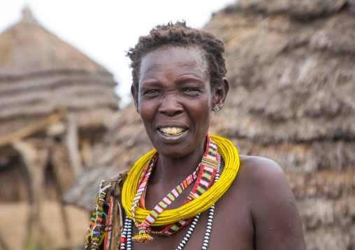 Portrait of a Toposa tribe woman, Namorunyang State, Kapoeta, South Sudan