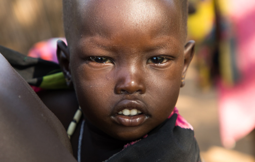 Larim tribe boy portrait, Boya Mountains, Imatong, South Sudan