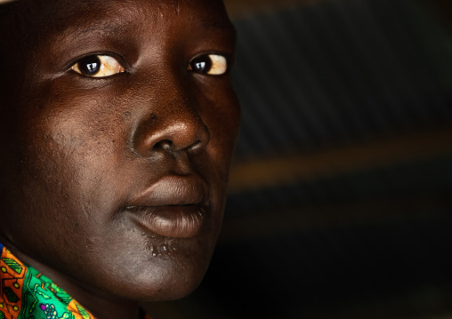 Portrait of a Mundari tribe woman, Central Equatoria, Terekeka, South Sudan