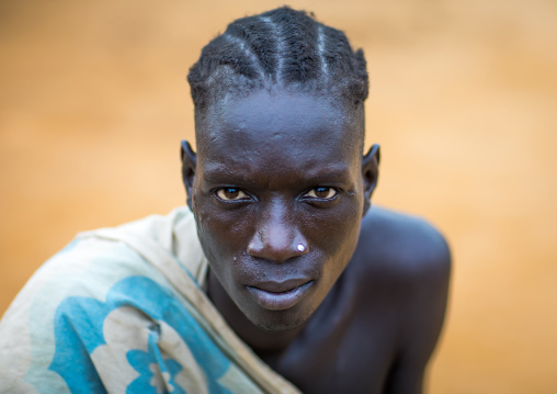 Larim tribe man portrait, Boya Mountains, Imatong, South Sudan