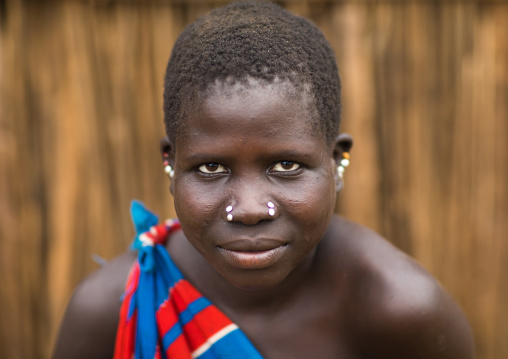 Portrait of a Larim tribe woman, Boya Mountains, Imatong, South Sudan