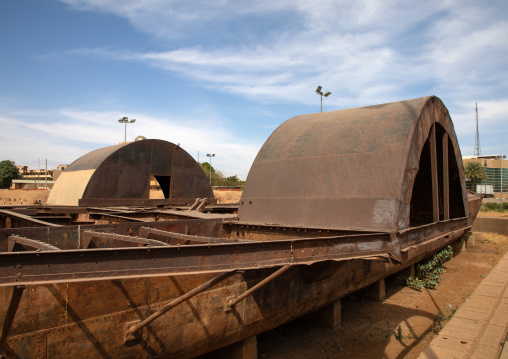 Abandonned steamboat, Khartoum State, Khartoum, Sudan