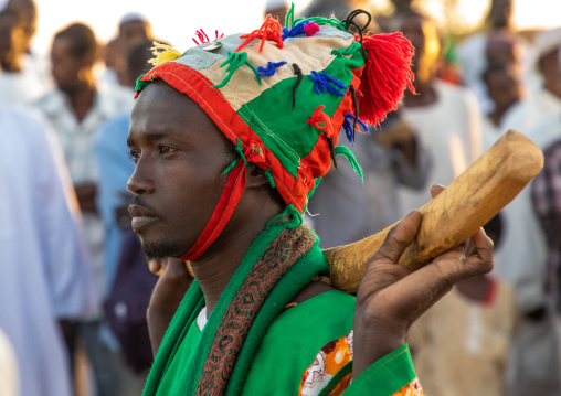 Friday sufi celebration at sheikh Hamad el Nil tomb, Khartoum State, Omdurman, Sudan