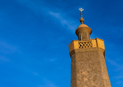 Al-Hassanab mosque against the sky, Northern State, Al-Khandaq, Sudan