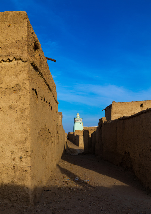 Abandonned mudbrick houses, Northern State, Al-Khandaq, Sudan