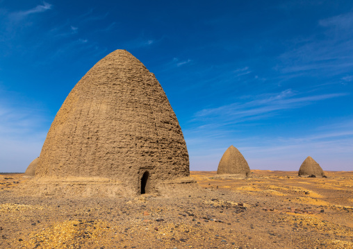 Beehive tombs, Nubia, Old Dongola, Sudan