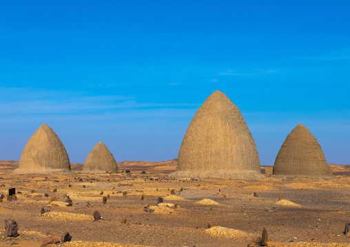 Beehive tombs, Nubia, Old Dongola, Sudan