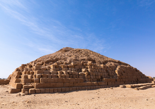 Pyramid in the royal cemetery, Northern State, El-Kurru, Sudan