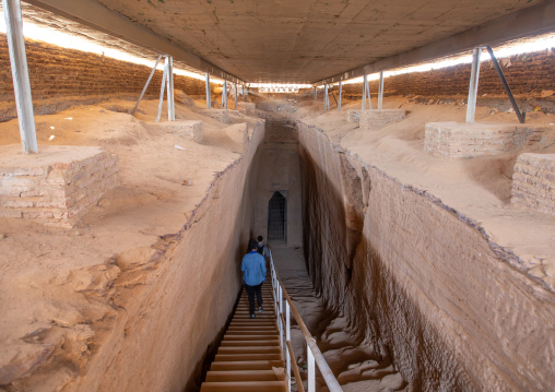 Tomb entrance in the royal cemetery, Northern State, El-Kurru, Sudan