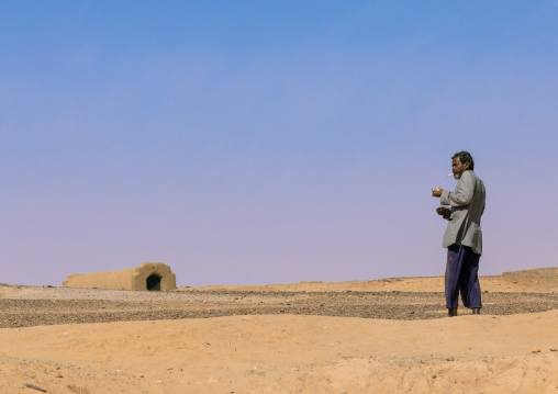 Tomb entrance in the royal cemetery, Northern State, El-Kurru, Sudan