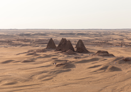 The meroitic pyramids of jebel Barkal, Northern State, Karima, Sudan