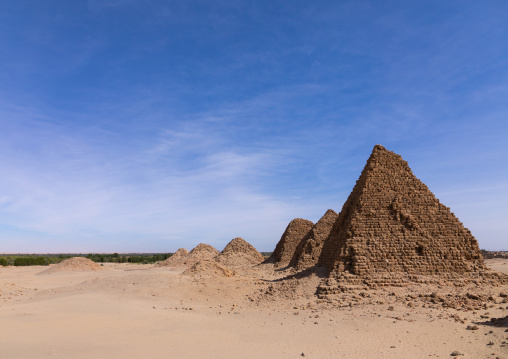 Royal pyramids of nubian kings, Northern State, Nuri, Sudan