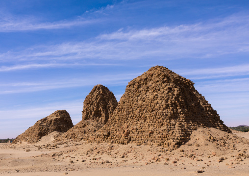 Royal pyramids of nubian kings, Northern State, Nuri, Sudan