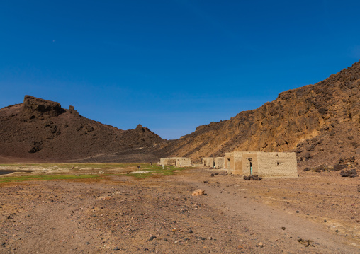 Atrun crater where nomads come to collect salt, Bayuda desert, Atrun, Sudan