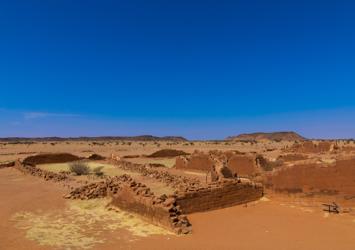 Central terrace in the great enclosure in Musawwarat es-sufra meroitic temple complex, Nubia, Musawwarat es-Sufra, Sudan