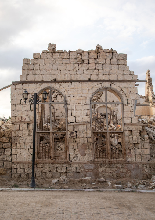 Ruined ottoman coral buildings, Red Sea State, Suakin, Sudan