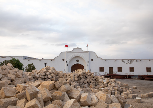 Old ottoman building renovated by the turkish, Red Sea State, Suakin, Sudan