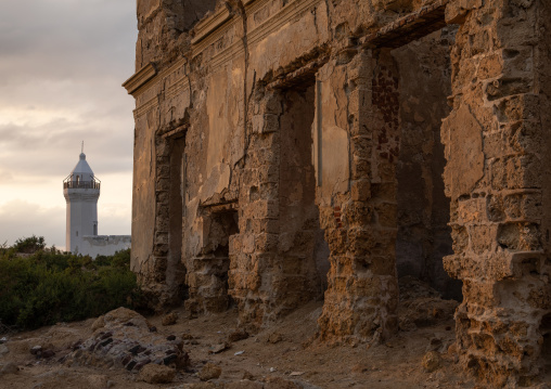 Ruined ottoman coral buildings, Red Sea State, Suakin, Sudan