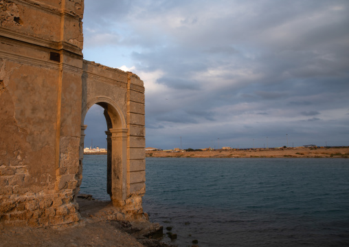 Ruined ottoman coral buildings, Red Sea State, Suakin, Sudan