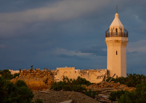 The renovated Shafai mosque, Red Sea State, Suakin, Sudan