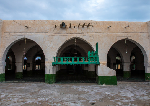 El-Geyf mosque prayer hall, Red Sea State, Suakin, Sudan