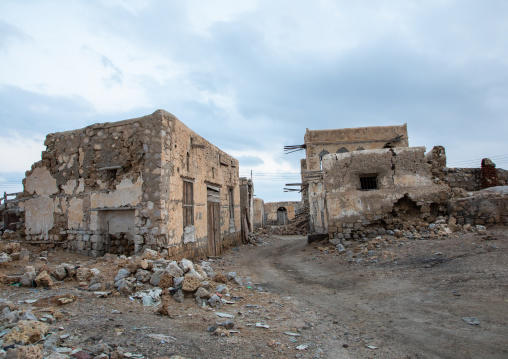 Ruined ottoman coral buildings, Red Sea State, Suakin, Sudan